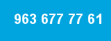 963 677 77 61 963 677 77 61